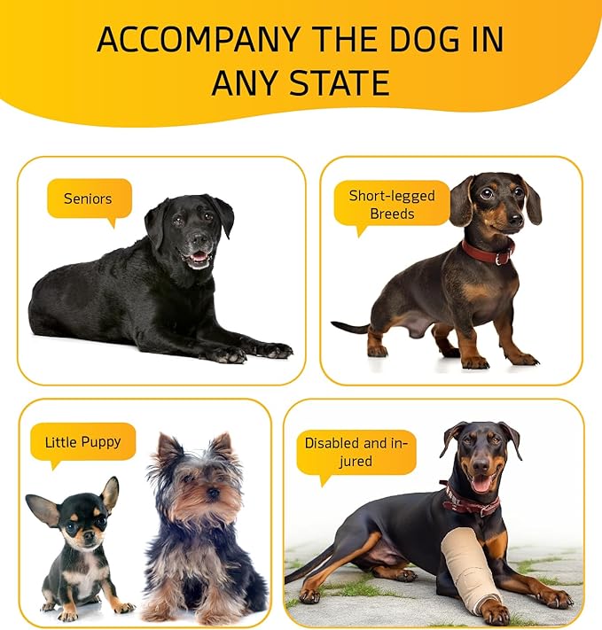 Dog Stairs for High Bed, Dog Steps for Bed Couch Sofa, 35D Foam Extra Wide Pet Steps for Small Dogs and Cats, Pet Stairs with Non-Slip Bottom Grey, 5 Steps