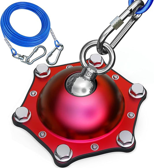 Dog Tie Out Cable and Stake for Yard,(up to 200lbs) 360°Swivel Dog Run Anchors- No Tangle,with 30FT Heavy Duty Tie Out Cable for Dogs,Runner for Yard,Ideal for Outdoor Camping