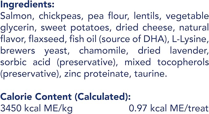 Get Naked Cat Calming Treats | Crunchy Salmon & Cheese Flavor | Feline Anxiety Relief & Stress Control | Grain-Free Cat Calming Product | Made in USA 2.5 oz