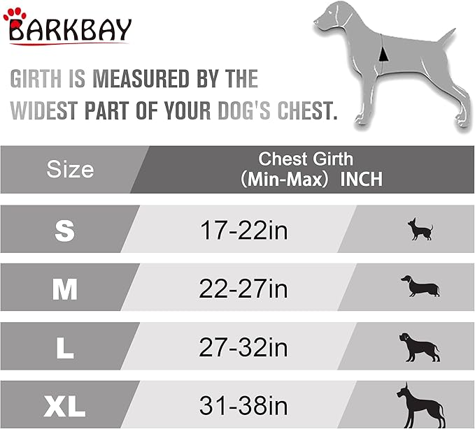 BARKBAY No Pull Dog Harness Front Clip Heavy Duty Reflective Easy Control Handle for Large Dog Walking(Light Pink,M)