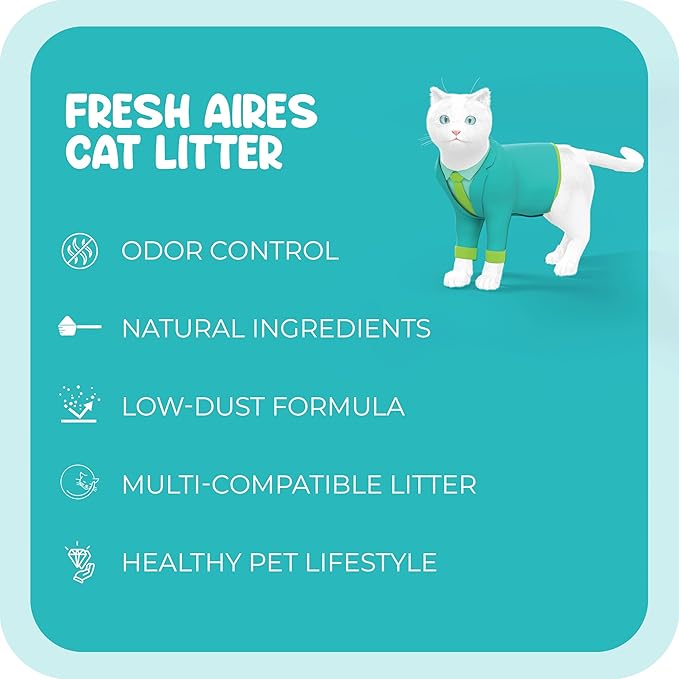 Silica Crystal Cat Litter – Unscented, Lightweight, Non-Clumping, Low Dust & Tracking, Long-Lasting Odor Control for Cats and Kittens – 6 lb Bag of Crystal Litter
