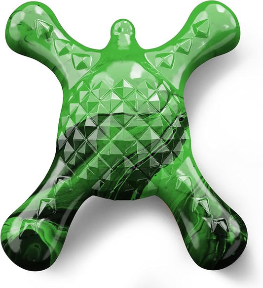 Dog Toys for Small Dogs, Nylon Indestructible Dog Toy for Small Dogs, Hedgehog Puppy Chew Toys with Bacon Flavor,Long Lasting, Puppy Teething Toys, Green