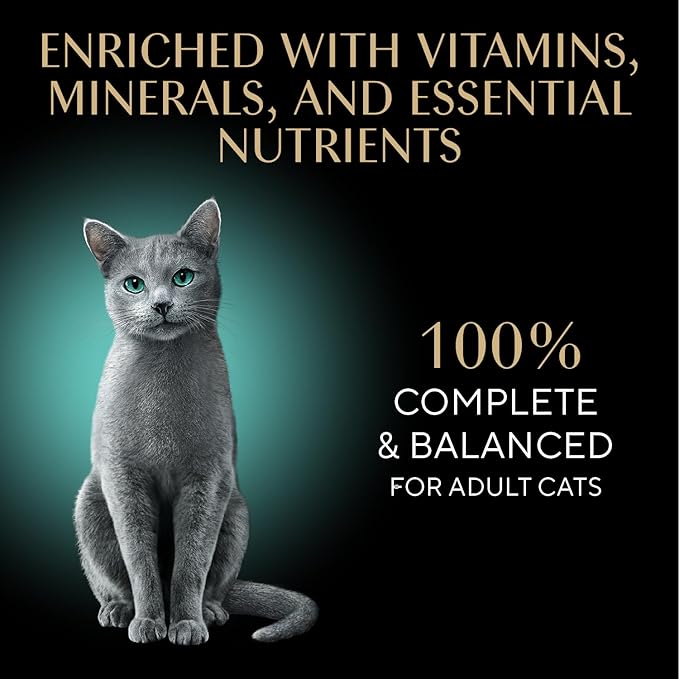 Sheba Perfect Portions Wet Cat Food Cuts in Gravy Variety Pack, Roasted Chicken Entree, with Sustainable Tuna, and Tender Turkey Entree, 2.6 oz. Twin-Pack Trays (36 Count, 72 Servings)