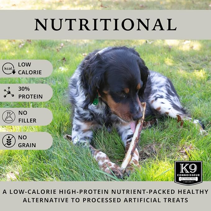 K9 Connoisseur Single Ingredient Dog Bones Made in USA for Small Breed Dogs All Natural Meaty Beef Chew Treat Bone Best for Puppies Up to 15 Pounds (3 Pk of 5 Ribblets)
