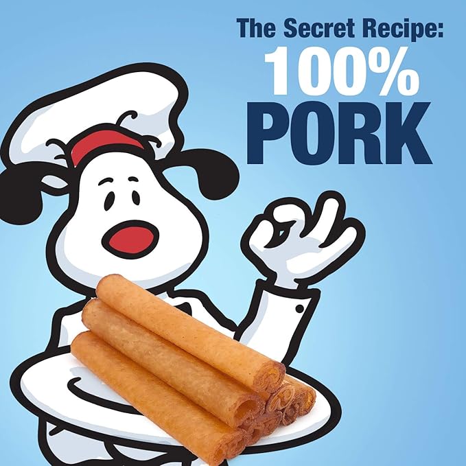 ValueBull USA Pig Skin Retriever Rolls, 4 Inch, Smoked, 200 Count Bulk Pack - Premium USA Pork Hide Dog Chews, One-Piece, Easy Digestion, High Protein
