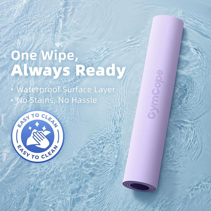 Extra Large Yoga Mat - 72"x35", 72"x48", 78"x57" - Wide TPE Exercise Mat for Home, Stretching, Couples & Family Workouts - 6-12mm Thick, Non-Slip & Waterproof - with Carry Bag and Straps