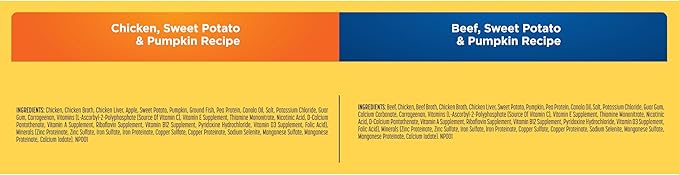 Nature's Recipe Grain Free Chicken and Beef Recipes Variety Pack Wet Dog Food, 13oz. Cans