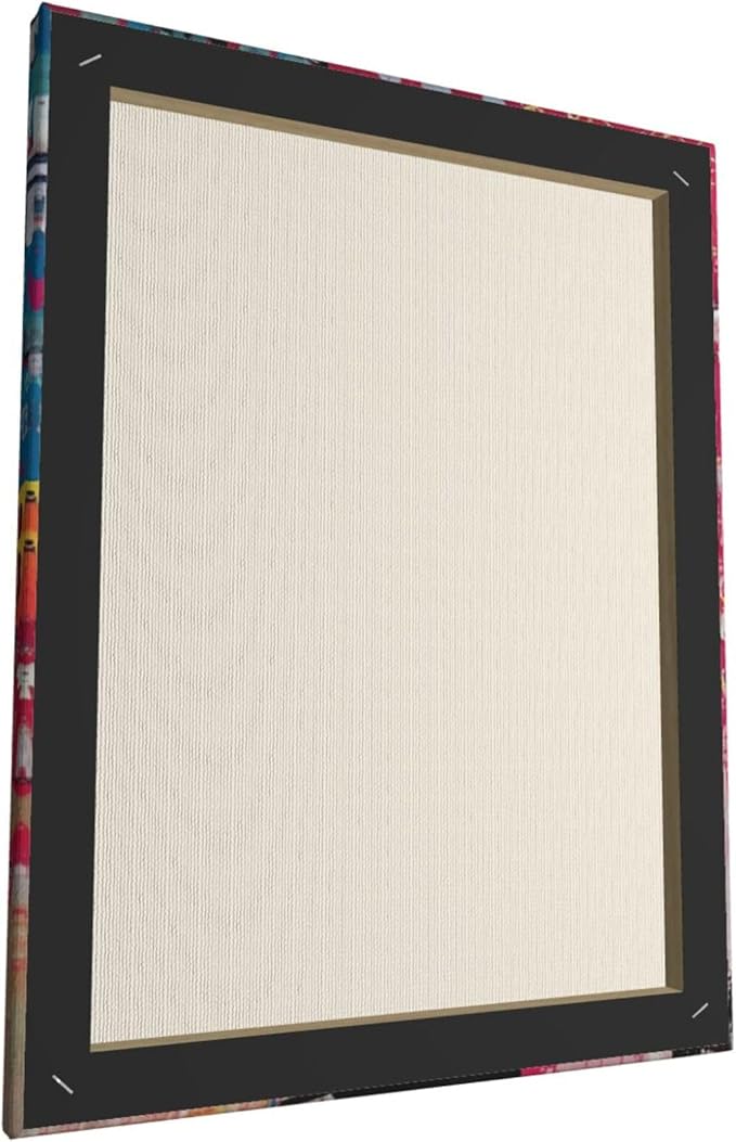 Fashion Women Wall Art Glam Modern Artwork for Girls Banksy Street Graffiti Pop Art Canvas Pictures Painting Print Framed Decorations Gifts for Bedroom Living Room Office 12"x16"