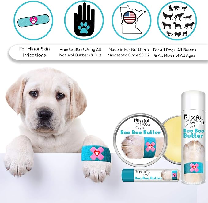 The Blissful Dog 4 oz TIN Pekingese Booboo Butter