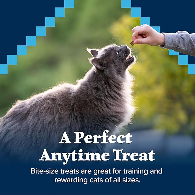 Blue Buffalo Wilderness High Protein Crunchy Cat Treats, Made with Natural Ingredients, Tasty Salmon Flavor, 2-oz Bag (Pack of 12)