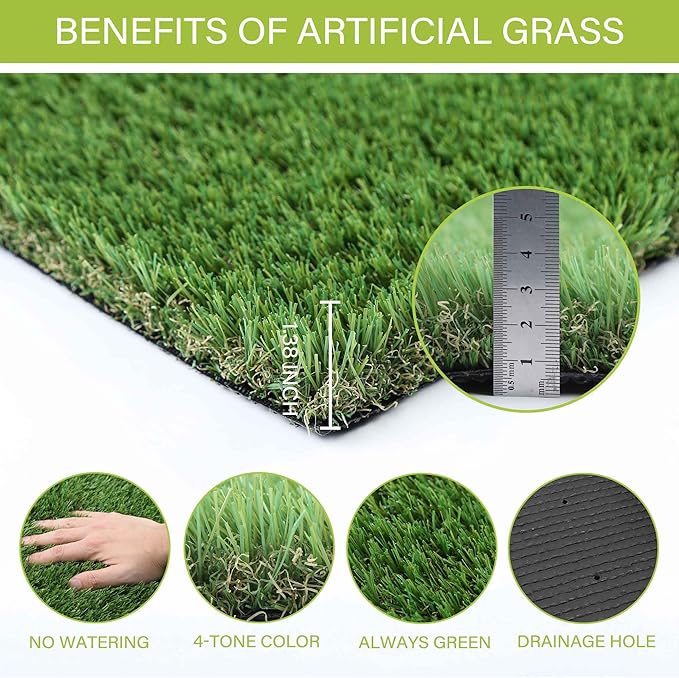 Fake Grass for Dog to Pee on Artificial Grass for Dogs Grass Turf Mats for Puppy Pee Training Dog Pee Pads Extra Large for Dogs 6.5x13FT Dog Supplies Reusable