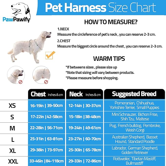 PawPawify Custom No Pull Dog Harness with Name and Phone Number, Heavy Duty Personalized Pet Vest to Prevent Tugging, Pulling, or Choking, Training and Walking (Purple, S (10-19LBS))