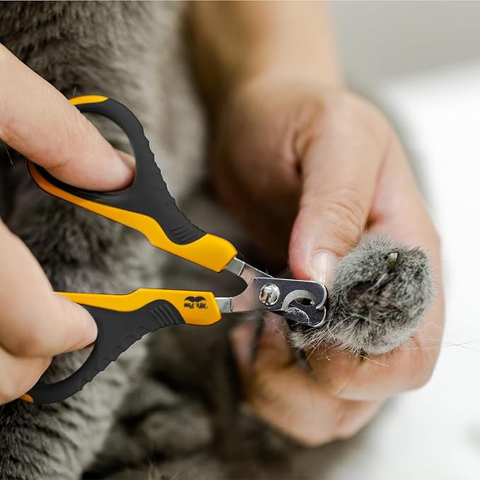 Mr. Pen Cat Nail Trimmer - Cat & Dog Nail Clippers, Claw Trimmer - Orange/Black