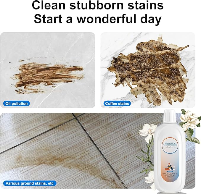 Floor Cleaning Solution Compatible With Tineco , Deep Cleans for Multiple Hard Floors, Suitable With All Robot Vacuums with Mopping and Cordless Wet/Dry Vacuum Mop Cleaner (Fresh Ocean 2 Bottle)