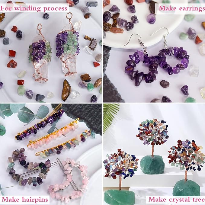 Rose Quartz Healing Crystal Chips Bulk Gemstones Sets Tumbled Crushed Stones Crushed Crystals Natural Rocks for Fountain Rocks Decoration Reiki Energy Balancing Meditation Aquarium Gravel 0.44lb