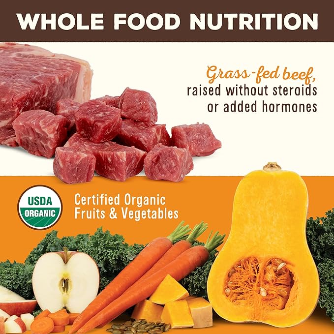 Primal Freeze Dried Raw Dog Food Nuggets, Beef, Complete & Balanced Meal, Also Use as Topper or Treat, Premium, Healthy, Grain Free, High Protein Raw Dog Food, 5.5 oz