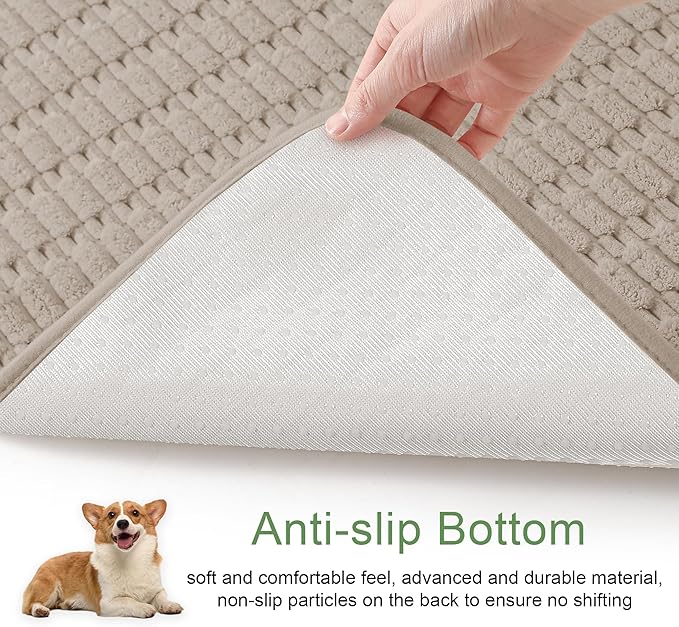 Washable Pee Pads for Dogs, 2 Pack Reusable Puppy Pads Dog Pads, Non-Slip Dog Pee Pads, Leakproof Pet Pee Pads Wee Wee Pads for Dogs. (Brown, 40"x40"(Pack of 2))