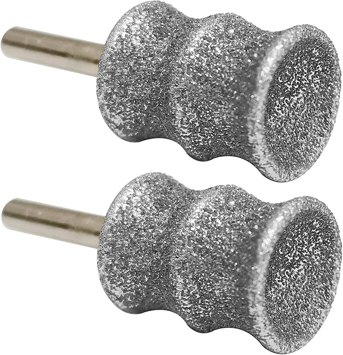 Dog Nail Grinder and Trimmer Bits for Dremel - Dog Nail Grinder Attachment - Painless Pet Nail File & Clipper for Large, Medium and Small Dogs & Cats 2Pack