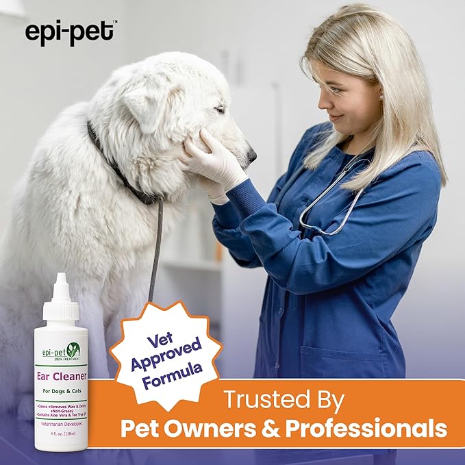 Ear Cleaner for Pets, 4-Ounce (90712)