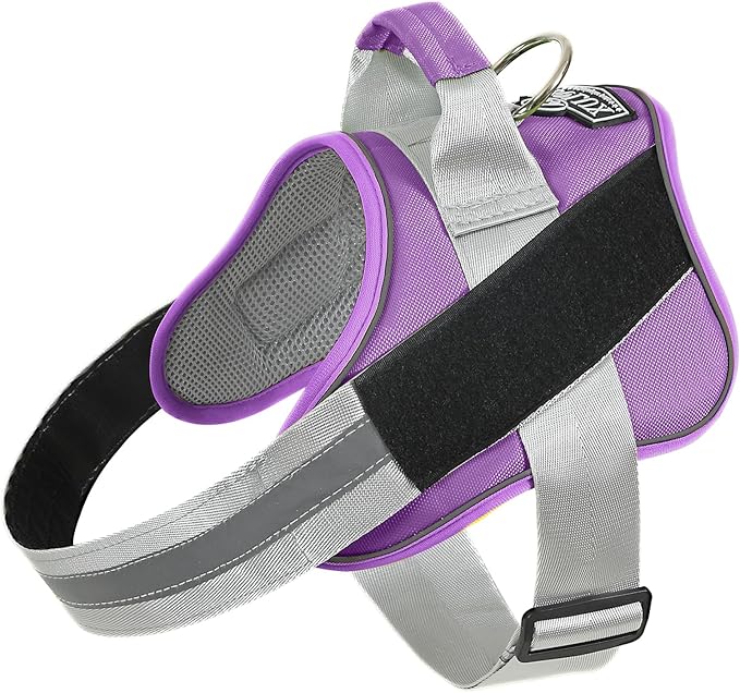 Bolux Dog Harness, No-Pull Reflective Dog Vest, Breathable Adjustable Pet Harness with Handle for Outdoor Walking - No More Pulling, Tugging or Choking (Lavender, Small (Pack of 1))