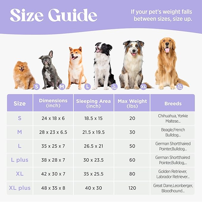 LE SURE Cute Dog Bed for Small Dogs, Orthopedic Waterproof Small Pet Beds with Sides, Non-Slip Bottom and Egg-Crate Foam Puppy Couch Sofa with Washable Removable Cover, Beige