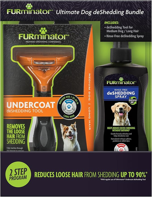 FURminator Ultimate Dog deShedding Bundle