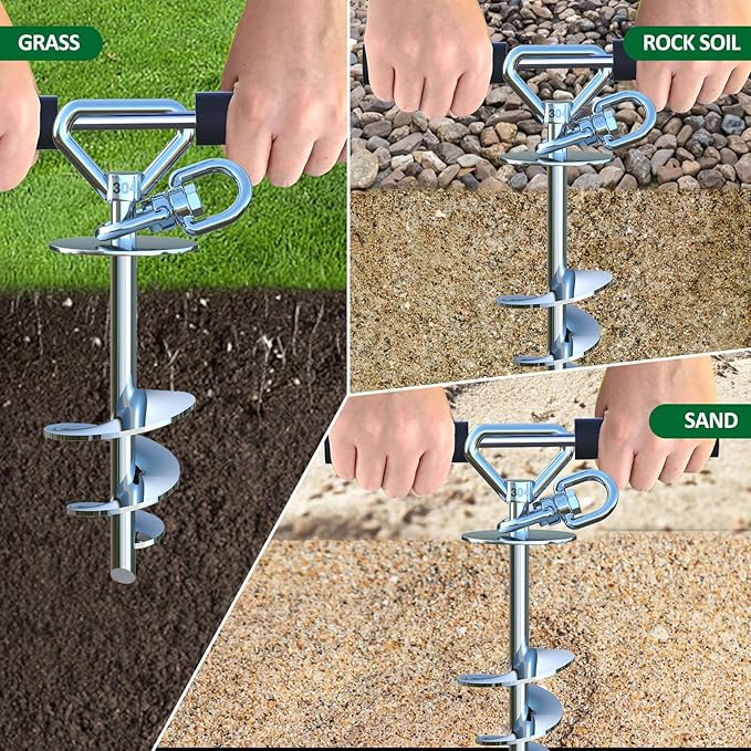 Dog Tie Out Cable and Stake,(up to 200lbs) 360° Swivel Dog Run Anchor -with 30FT Heavy Duty Cable,Runner for Yard-Dog Stake for Yard Outdoor Camping