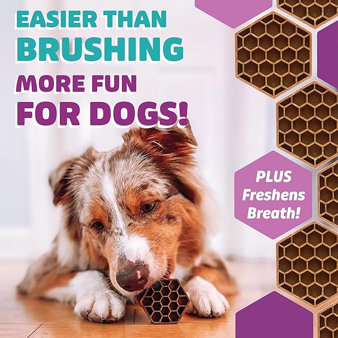 Dog Dental Treats – Vet VOHC Approved – Delicious Chicken Protein – Removes Tartar with Cleaning Comb Shape – Dental Dog Treats for Extra Small Dogs (24oz, 96 Count)