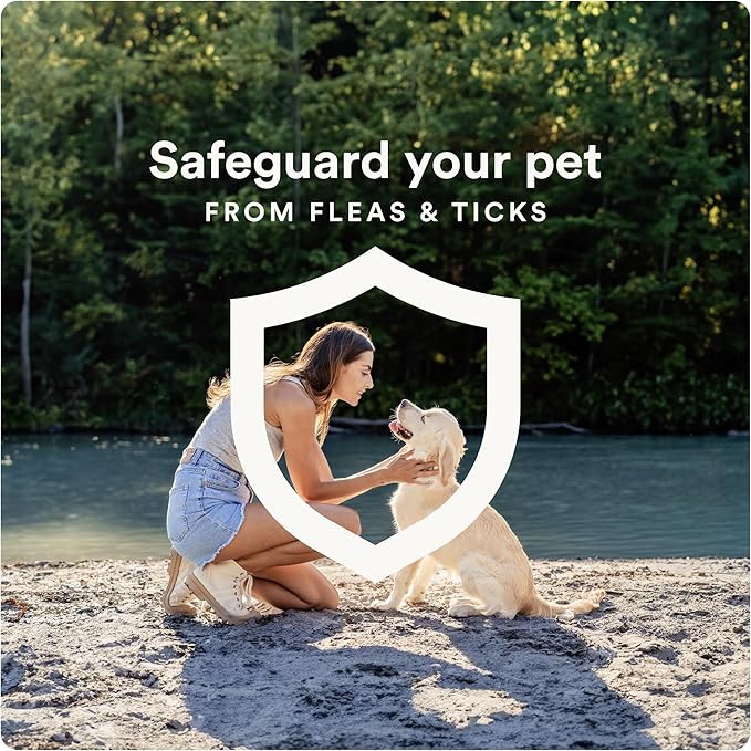 Ultra Flea and Tick Prevention for Dogs - Dog and Puppy Treatment and Control - Mosquito Repellent - Small, Fast Acting Waterproof Topical Drops, 6 Month Supply