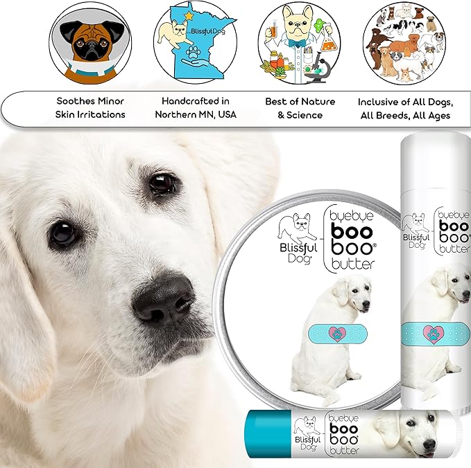 The Blissful Dog Kuvasz Boo Boo Butter, 0.15 Ounce