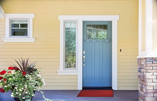 M + A Matting WaterHog Diamond | Commercial-Grade Entrance Mat with Rubber Border – Indoor/Outdoor, Quick Drying, Stain Resistant Door Mat (Bordeaux, 4' x 10')