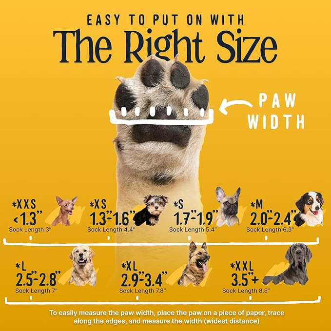 DOK TigerToes Premium Non-Slip Dog Socks for Hardwood Floors - Extra-Thick Grip That Works Even When Twisted - Prevents Licking, Slipping, and Great for Dog Paw Protection (XXL, Sassy Pink)