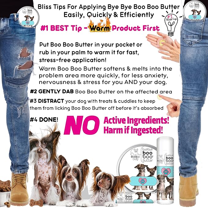 The Blissful Dog Chinese Crested Boo Butter, 8 oz