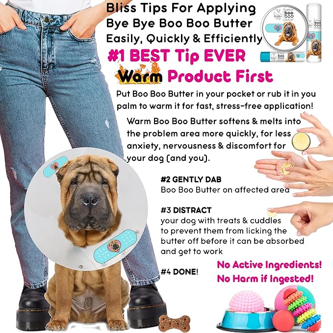 The Blissful Dog .50 oz Tube Chinese Shar Pei Booboo Butter