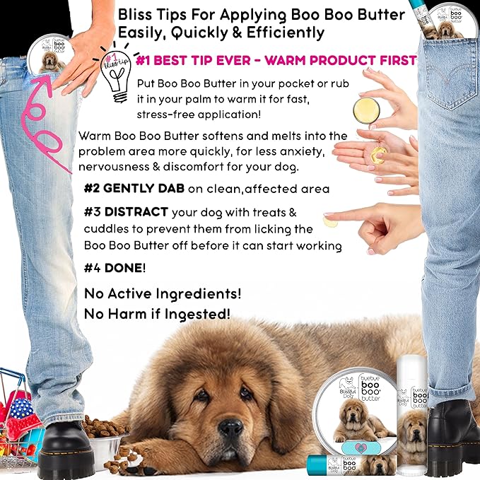 The Blissful Dog Tibetan Mastiff Boo Boo Butter, 16 oz.