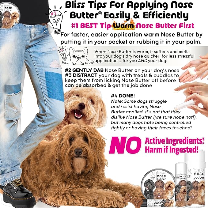 The Blissful Dog Labradoodle Unscented Nose Butter