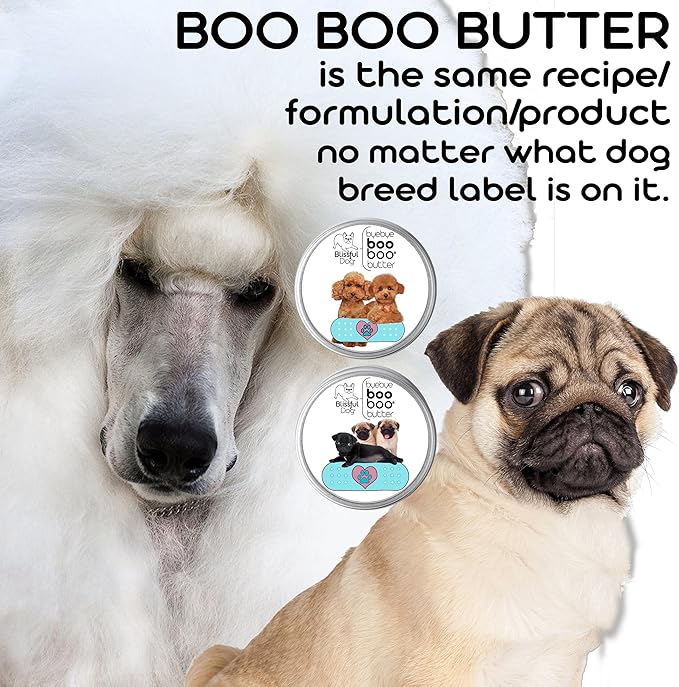 The Blissful Dog 8 oz TIN Golden Retriever Booboo Butter
