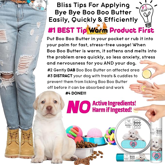 The Blissful Dog 4 oz TIN Labrador Retriever Booboo Butter