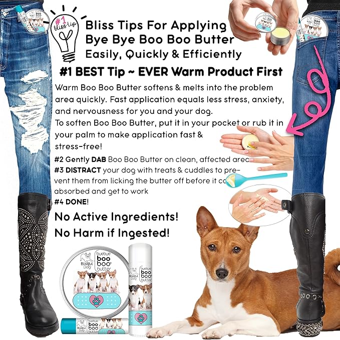 The Blissful Dog Basenji Boo Boo Butter, 2-Ounce