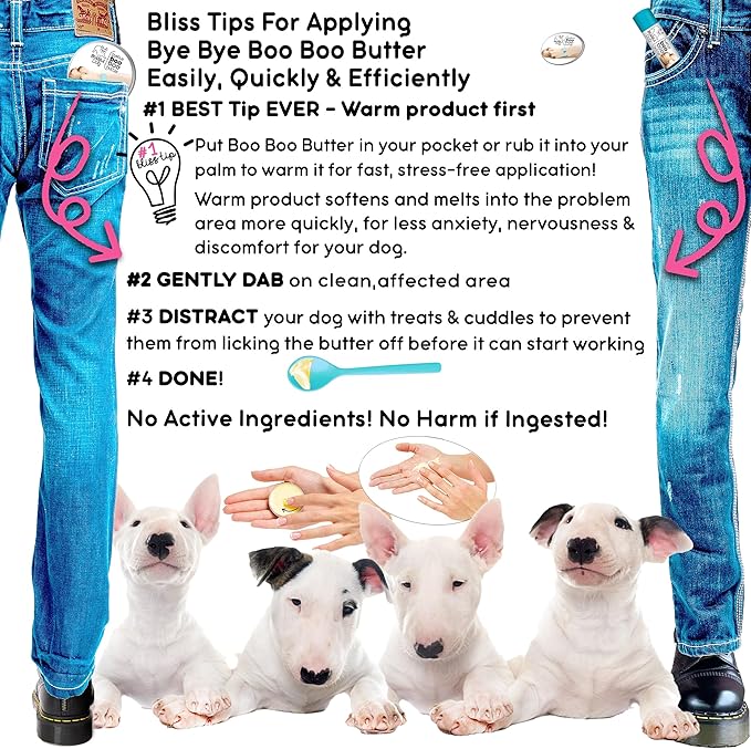 The Blissful Dog 2 oz TIN Bull Terrier Booboo Butter