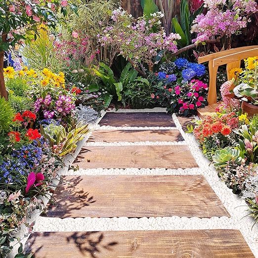 GreatBuddy 2.5-lb Decorative Rocks for Indoor Plants, 3/8" White Pebbles, Small Rocks for Potted Plants, Succulent, Vases, Aquariums, Fish Tanks, Garden Landscaping, Natural Polished