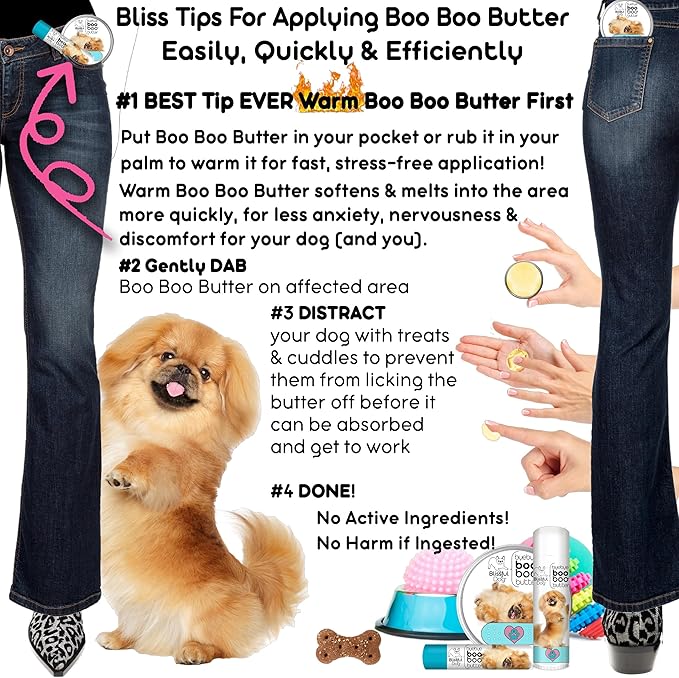 The Blissful Dog Pekingese Boo Boo Butter, 16 oz.