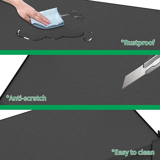 Fish Tank Stand,3-tier Rack Shelf Heavy Duty Metal Frame Aquarium Stand 20 Gallon,Reptile Terrarium Stand for 30 Gallon Long Aquarium,Reptile Tank Stand,Breeder Tank Stand,31.5"*18"*34"