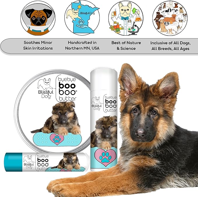 The Blissful Dog German Shepherd Boo Boo Butter, 16 oz.