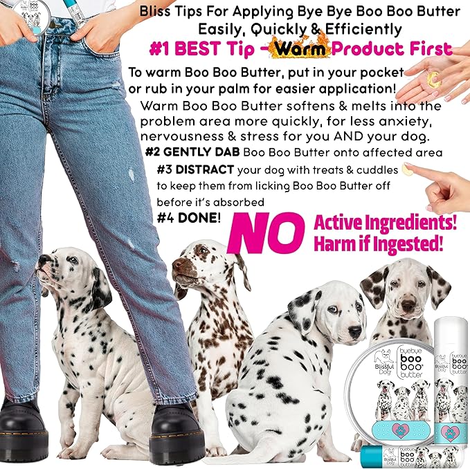 The Blissful Dog Dalmatian Boo Boo Butter, 8-Ounce