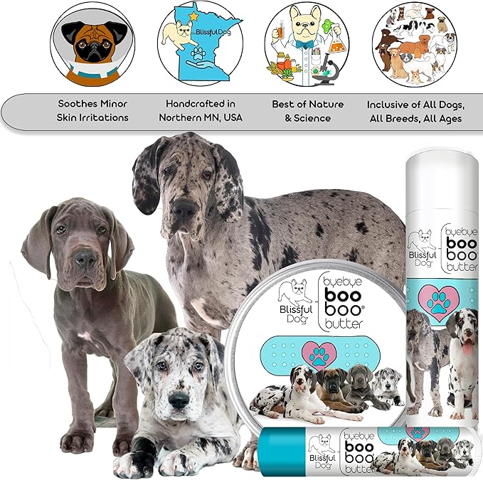 The Blissful Dog .50 oz Tube Great Dane Booboo Butter