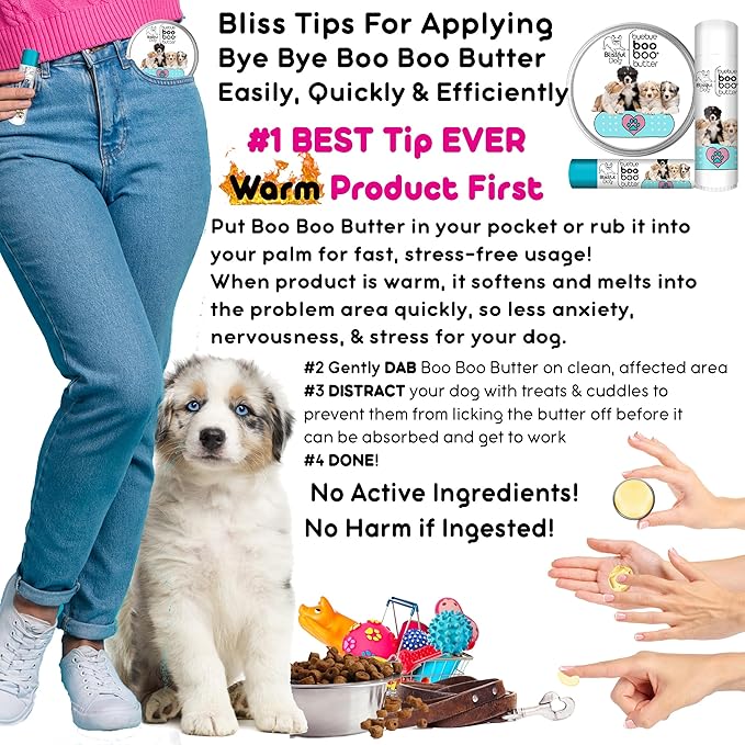 The Blissful Dog 4 oz TIN Australian Shepherd Booboo Butter