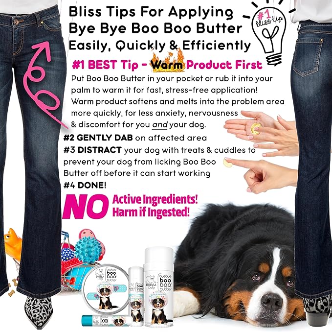 The Blissful Dog 2 oz TIN Bernese Mountain Dog Booboo Butter