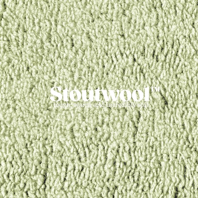 Stoutwool Indestructible Dog Bed - Fluffy Chew Proof Dog Crate Pad - Tough Kennel Pad for Aggressive Chewers - Washable, Ideal for Large Breeds & Fits 42-Inch Crate - 41"x27", Gleam